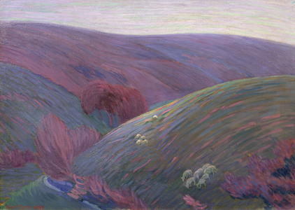 Early morning on Exmoor, 1897 (oil on canvas)