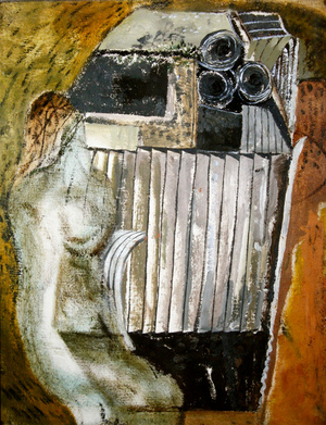 The Outhouse (oil on canvas)
