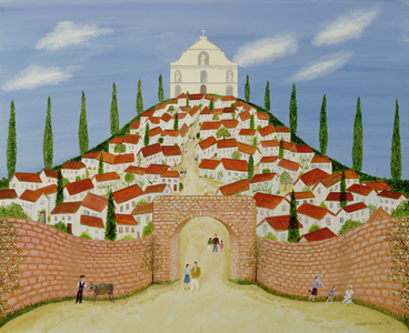 Moorish Fantasy, 1994 (oil on board)