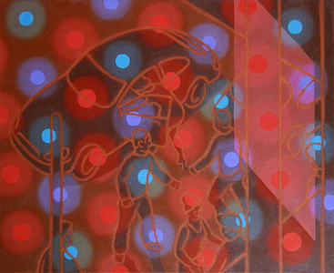Red Light District, 2007 (oil on canvas)