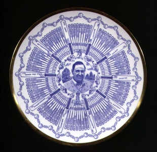 Plate showing M.C. Cowdrey's Caps, 1956-65