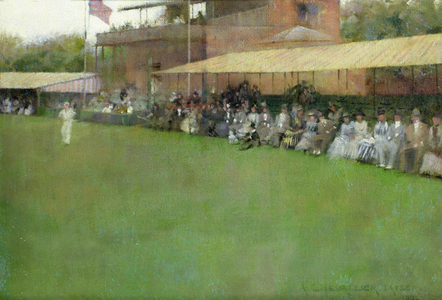 Eton v. Harrow at Lord's, 1886 (oil on canvas)