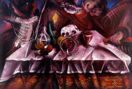 Supper at Emmaus, 1991 (oil on canvas)