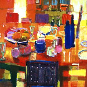 Something Simple, 2000 (acrylic on canvas)