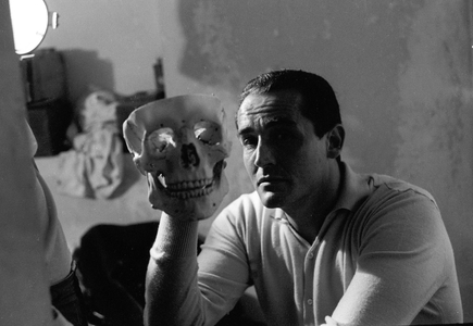 Portrait of Vittorio Gassman at the Viareggio Festival (1964).