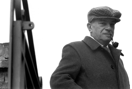 The literary critic Cesare Cases in Naples. 1992