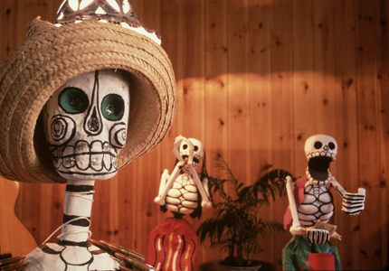 Day of the Dead, Papier Mache Skeletons (photo)