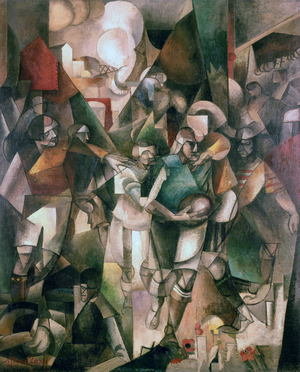 Football Players, 1912-13 (oil on canvas)