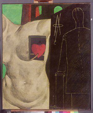 I'll be There; The Glass Dog, 1914 (oil on canvas)