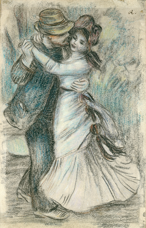 The Dance, 1883 (pastel on paper)