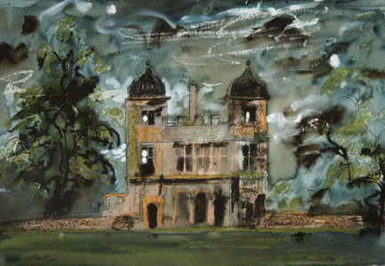 Pavilion at Swarkeston, 1983 (w/c on paper)