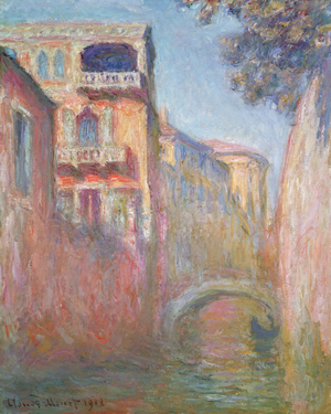 Venice - Rio de Santa Salute, 1908 (oil on canvas)