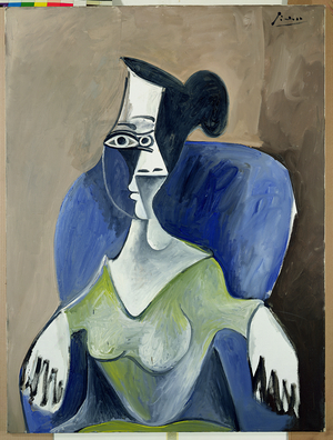 Seated Woman, 1962 (oil on canvas)
