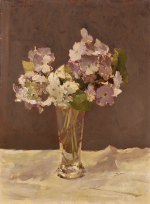 Primulas Obsonica (oil on board)