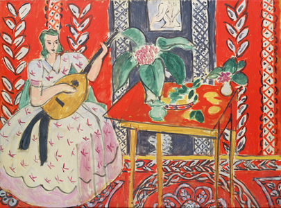 The Lute, 1943 (oil on canvas)