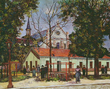 Le Marche, 1922 (oil on canvas)