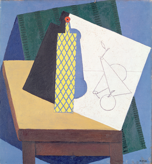 The Bottle of Anis, 1915 (oil on canvas)