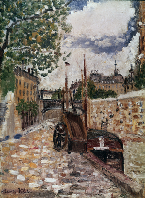 Quai de Seine near Pont St. Michel, 1906 (oil on canvas)
