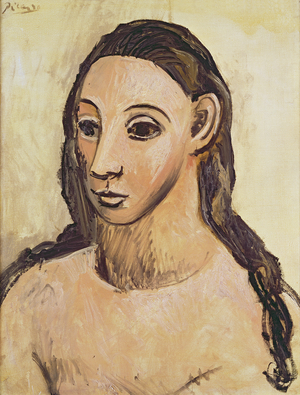 Head of a Young Woman, 1906 (oil on canvas)