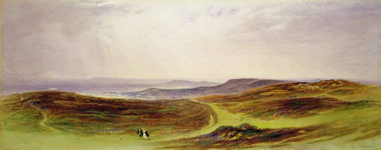 The Valley of the Tyne, My Native Country, from near Henshaw, 1842 (w/c on paper)