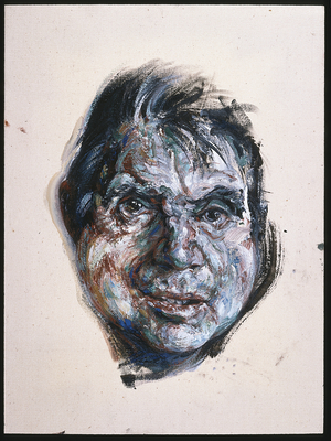Head of Francis Bacon, 1985 (oil on canvas)