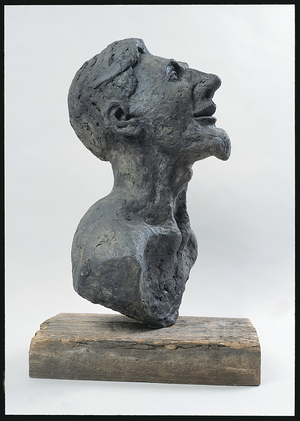 Head of Bernard Reynolds, 1963 (ciment fondu)