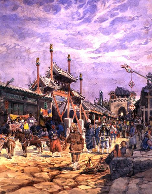 Multinational Forces, Peking, 1900 (w/c on paper)