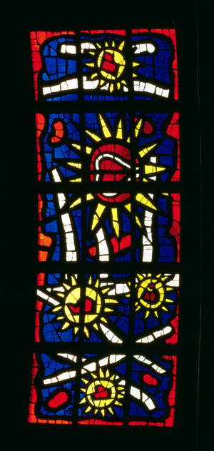 Untitled stained glass window (1950-52)