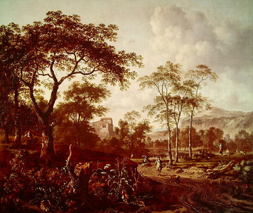 A Landscape (oil on canvas)