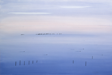 Le Vaccares, 1987 (gouache on paper)