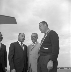 Martin Luther King and Joe Louis, 10 February 1964 (photo)
