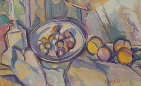 Still Life with Fruit (oil on canvas)
