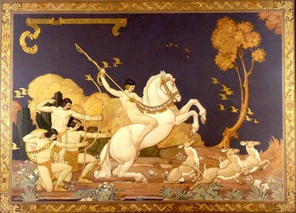 Diana of the White Horse (oil on canvas)