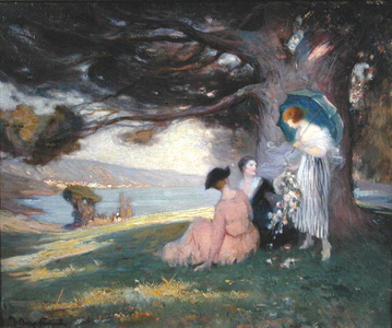Picnic (oil on canvas)