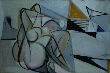 Abstracted Nude, 1947 (oil on canvas)