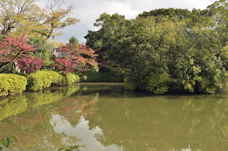 Shisen-en (Garden of the Divine Spring) - Kyoto (Japan) - Heian period - shinto temple - pond garden - Shisen (Sacred Spring Garden) - Kyoto (Japan) - Heian period - Shinto shrine - boating garden