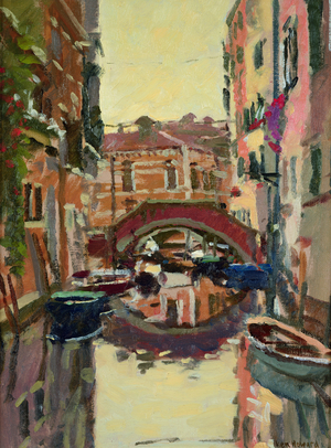 Rio dei Frari (oil on board)