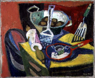Kitchen Still Life, c.1950 (oil on canvas)