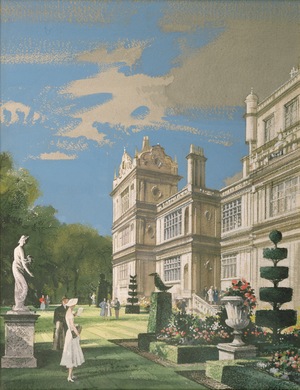 Wollaton Hall, Nottingham (w/c on paper)
