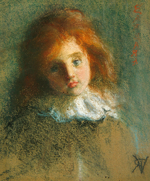 Barbara (pastel on paper)