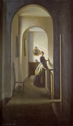 The Little Corridor (oil on canvas)