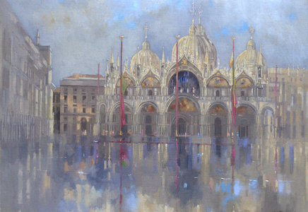 St. Mark's, Venice (oil on canvas)