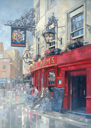 The Kings Arms, Shepherd Market, London (oil on canvas)