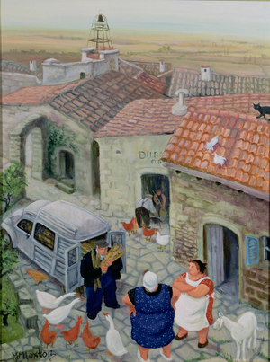Le Boulanger (oil on canvas)