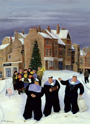 St. Mark's C.E. School Band (oil on canvas)