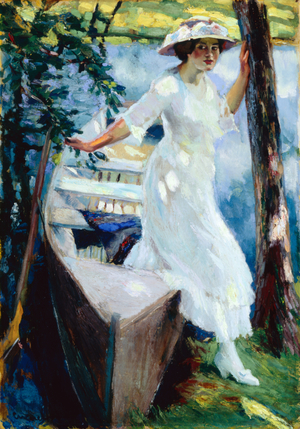 The Rendezvous (oil on canvas)