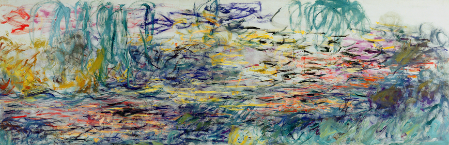 Waterlilies, 1917-19 (see detail 414401 & 414402) (oil on canvas)