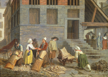 The Tannery (oil on canvas)