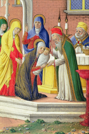 Presentation in the Temple, c.1465 (vellum)