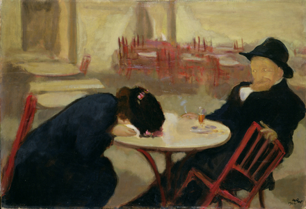 The Demon or In the Cafe, 1904 (oil on canvas)